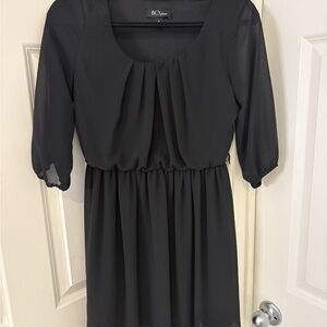 BCX Black Women's Dress with Scoop Neck
